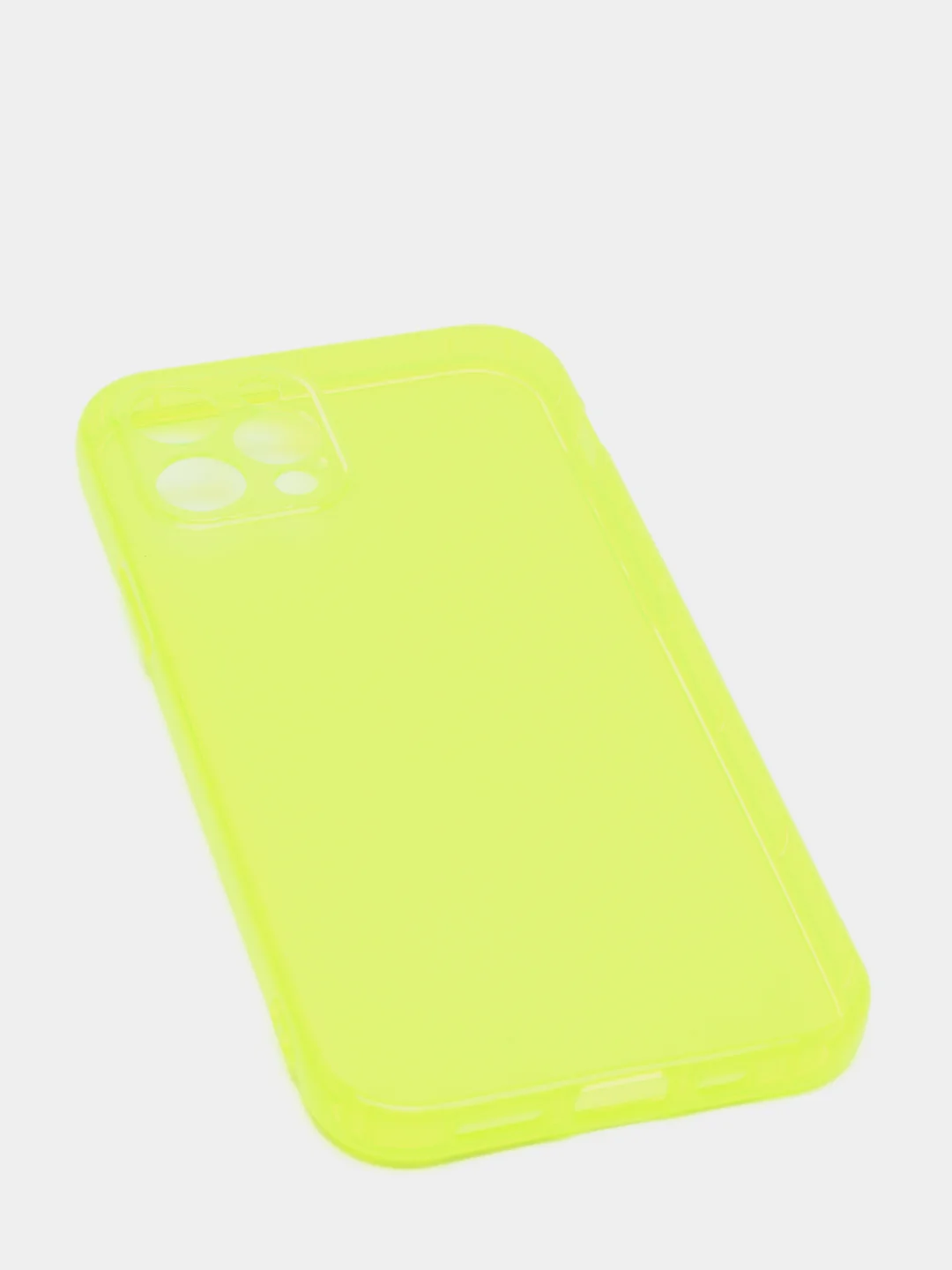 Желтый чехол силиконовый iPhone 11/12/12pro/12mini/13/13pro/13/mini/13pro max, с защитой камеры