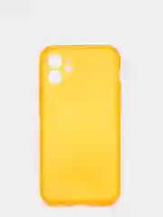 Оранжевый чехол силиконовый iPhone 11/12/12pro/12mini/13/13pro/13/mini/13pro max, с защитой камеры