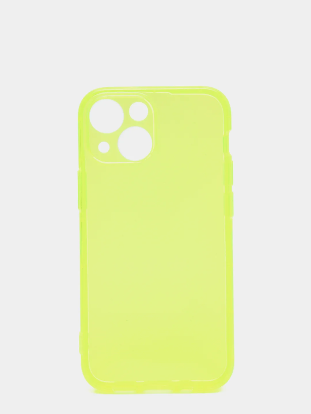 Желтый чехол силиконовый iPhone 11/12/12pro/12mini/13/13pro/13/mini/13pro max, с защитой камеры