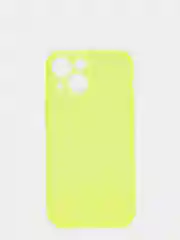 Желтый чехол силиконовый iPhone 11/12/12pro/12mini/13/13pro/13/mini/13pro max, с защитой камеры