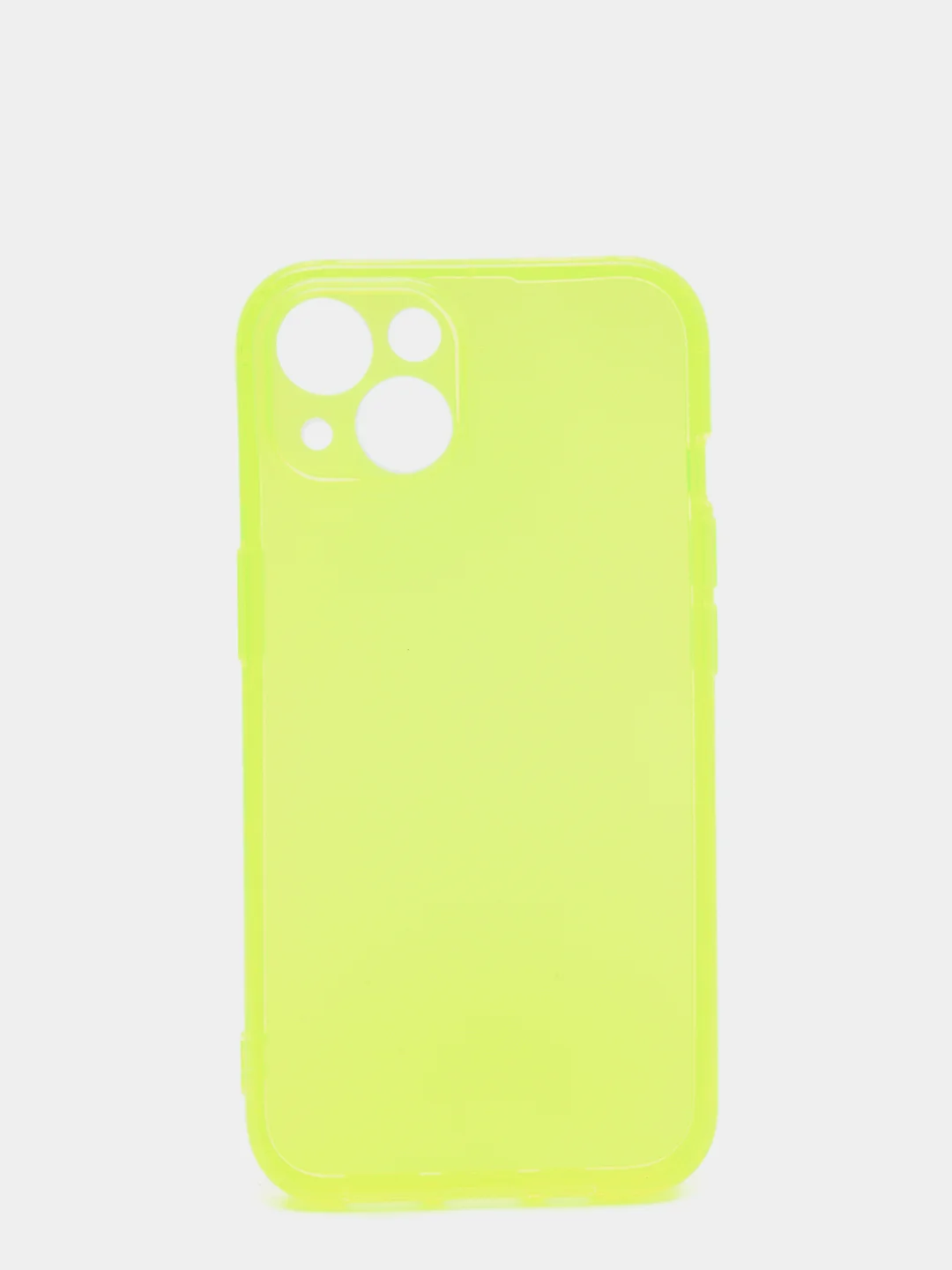 Желтый чехол силиконовый iPhone 11/12/12pro/12mini/13/13pro/13/mini/13pro max, с защитой камеры