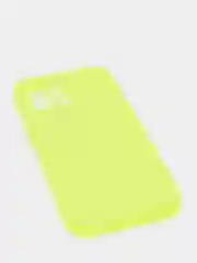 Желтый чехол силиконовый iPhone 11/12/12pro/12mini/13/13pro/13/mini/13pro max, с защитой камеры