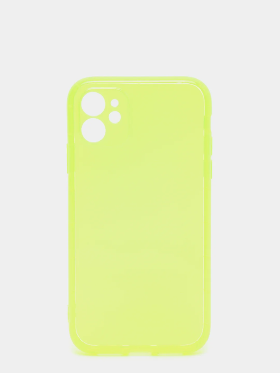 Желтый чехол силиконовый iPhone 11/12/12pro/12mini/13/13pro/13/mini/13pro max, с защитой камеры