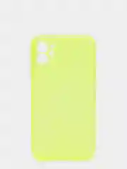 Желтый чехол силиконовый iPhone 11/12/12pro/12mini/13/13pro/13/mini/13pro max, с защитой камеры