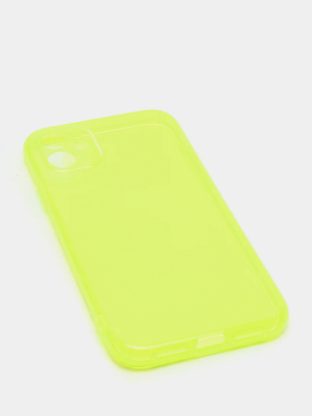 Желтый чехол силиконовый iPhone 11/12/12pro/12mini/13/13pro/13/mini/13pro max, с защитой камеры