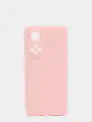 Розовый чехол силиконовый, матовый на Honor 50/50lite