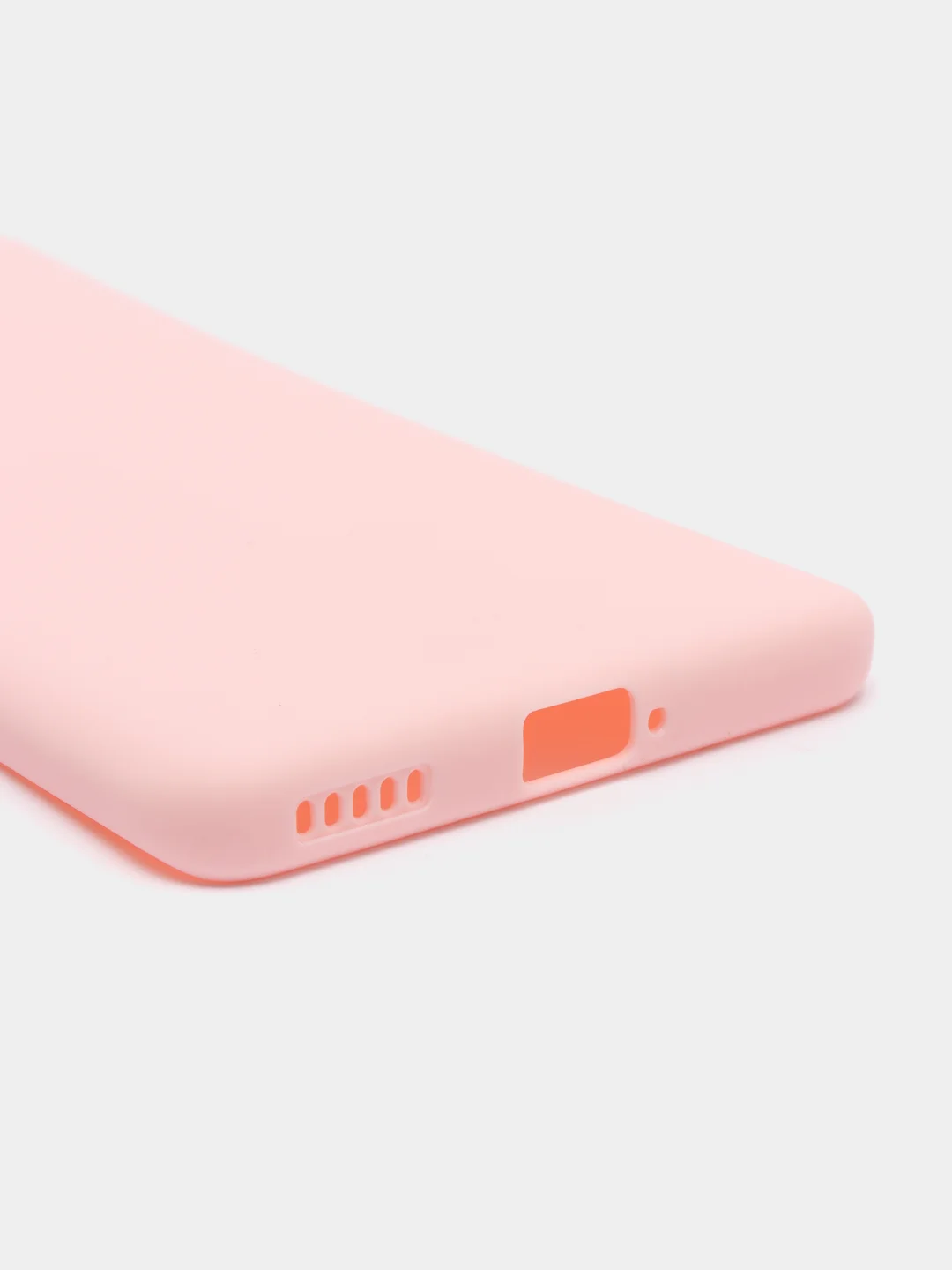 Розовый чехол силиконовый, матовый на Honor 50/50lite