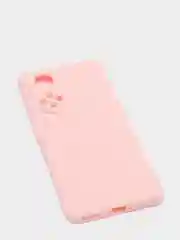 Розовый чехол силиконовый, матовый на Honor 50/50lite