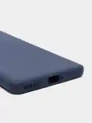 Темно-синий чехол силиконовый, матовый на Honor 50/50lite