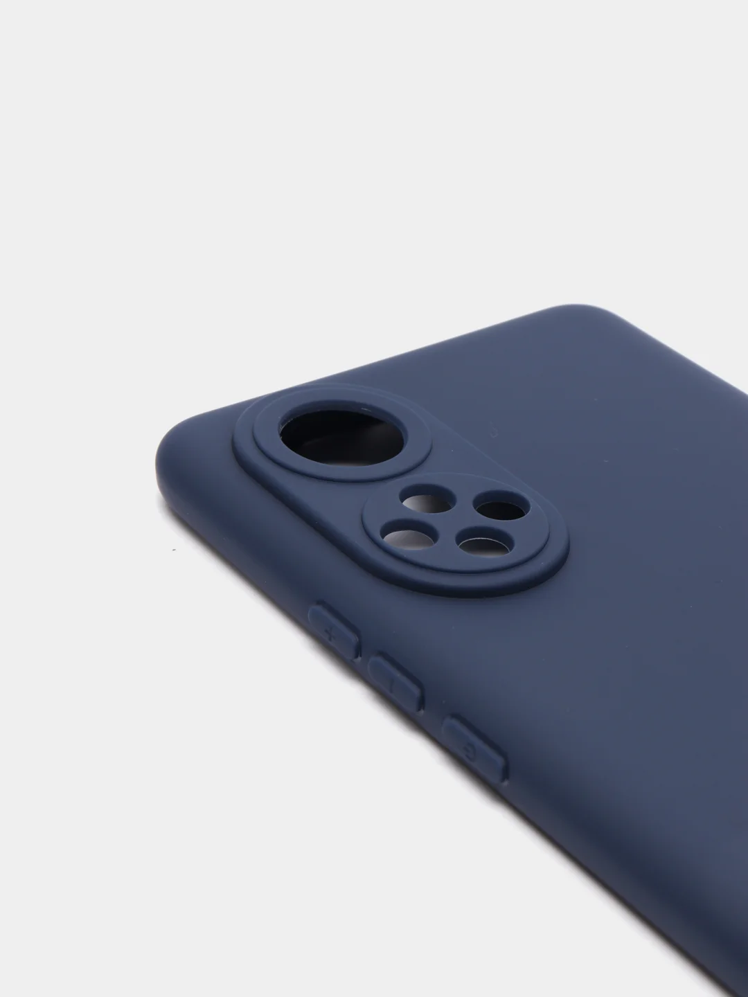 Темно-синий чехол силиконовый, матовый на Honor 50/50lite