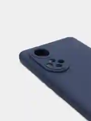 Темно-синий чехол силиконовый, матовый на Honor 50/50lite