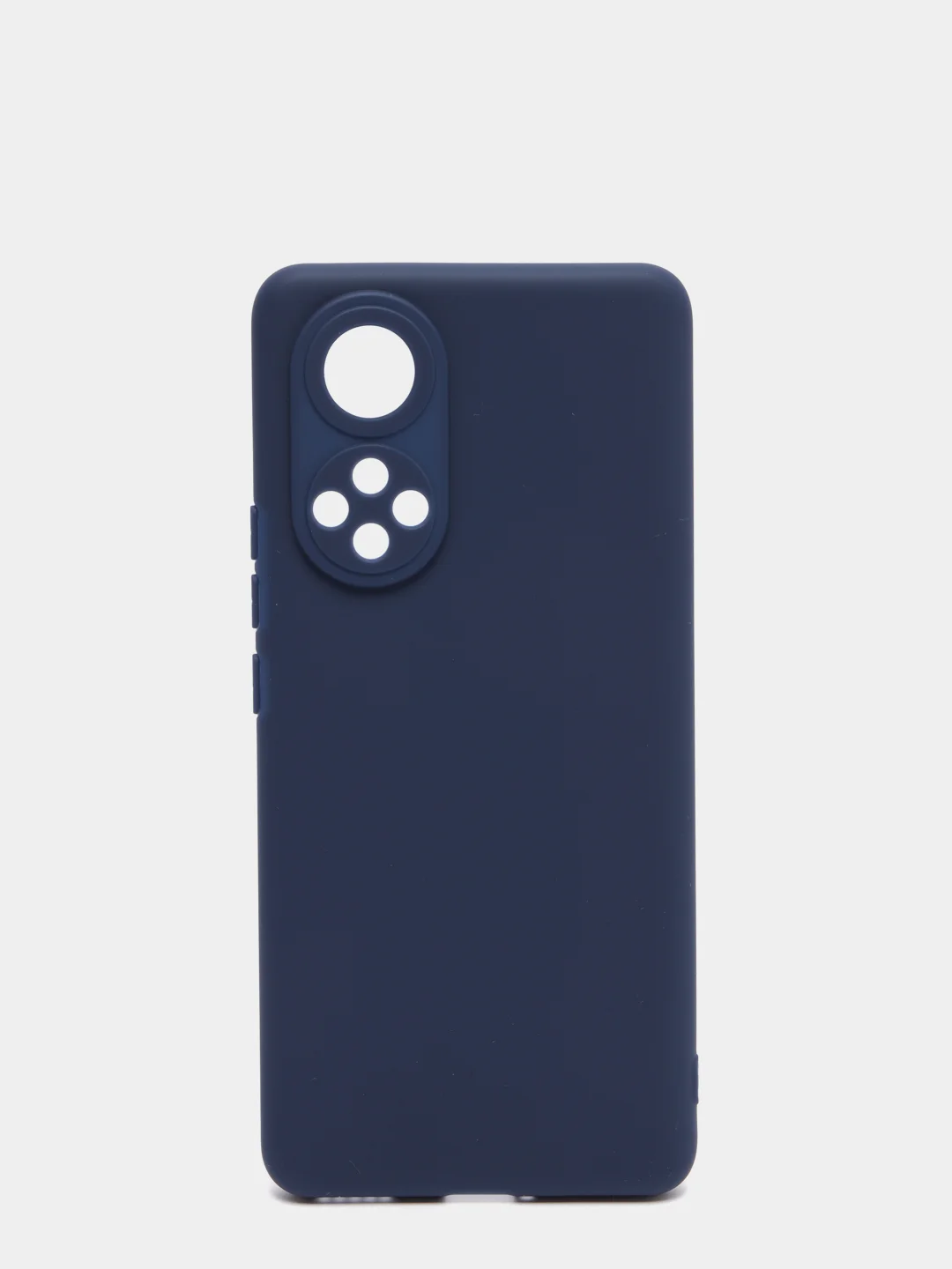 Темно-синий чехол силиконовый, матовый на Honor 50/50lite