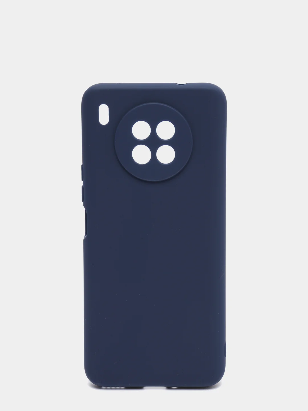 Темно-синий чехол силиконовый, матовый на Honor 50/50lite