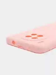 Розовый чехол силиконовый, матовый на Honor 50/50lite