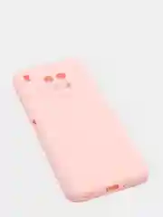 Розовый чехол силиконовый, матовый на Honor 50/50lite