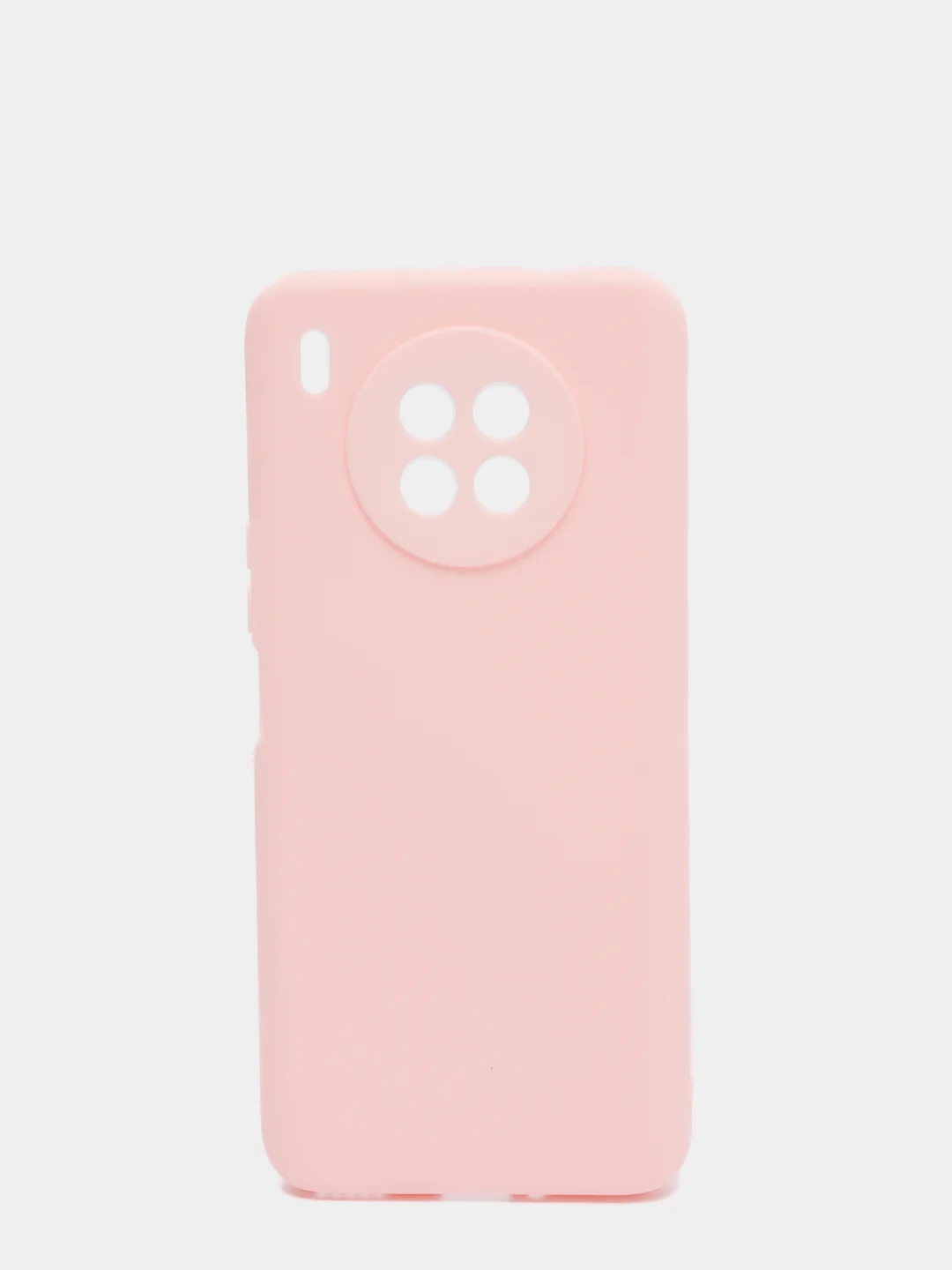 Розовый чехол силиконовый, матовый на Honor 50/50lite
