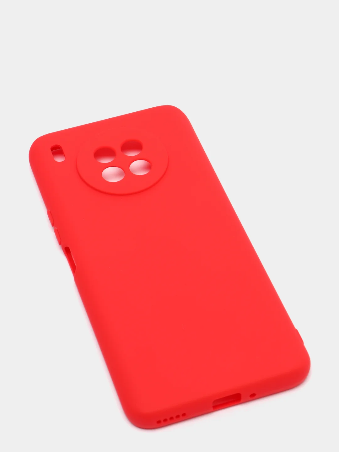 Красный чехол силиконовый, матовый на Honor 50/50lite
