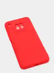 Красный чехол силиконовый, матовый на Honor 50/50lite