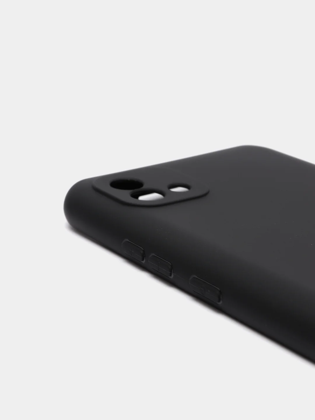 Черный чехол силиконовый на REALME 8/8pro/8i/C21/C21Y/C3/C11(2021)