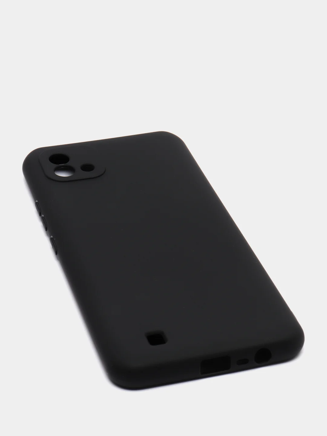 Черный чехол силиконовый на REALME 8/8pro/8i/C21/C21Y/C3/C11(2021)