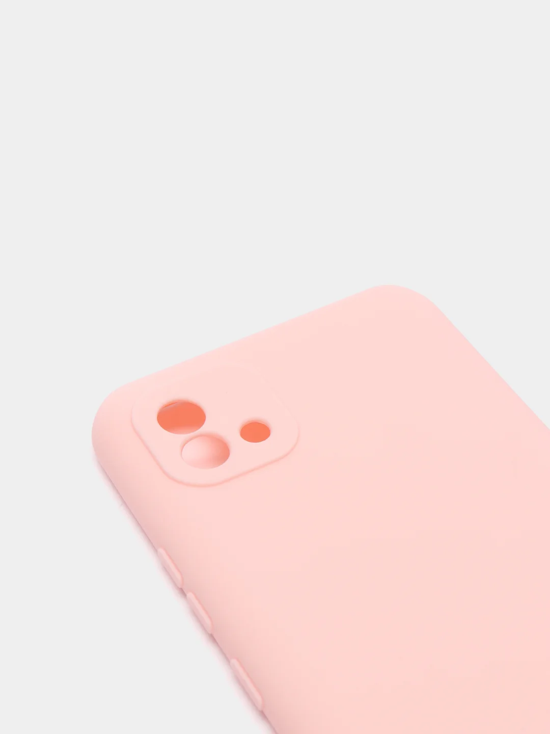 Розовый чехол силиконовый на REALME 8/8pro/8i/C21/C21Y/C3/C11(2021)