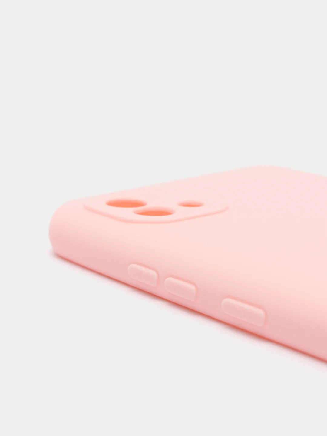 Розовый чехол силиконовый на REALME 8/8pro/8i/C21/C21Y/C3/C11(2021)