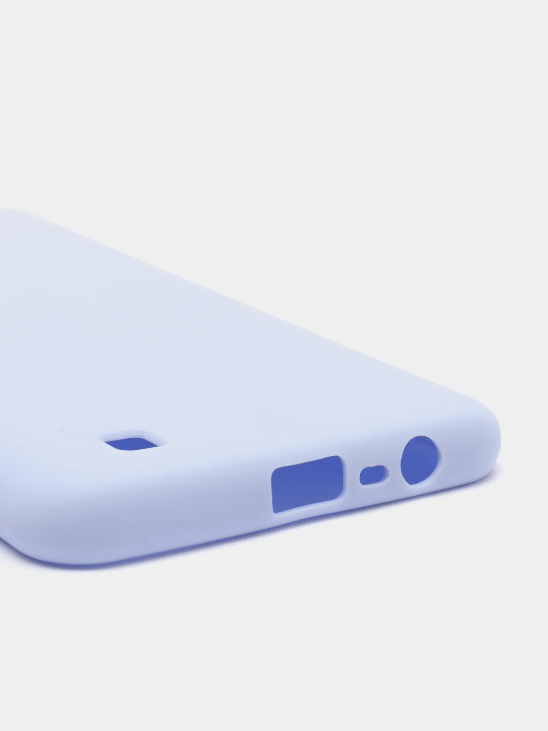 Сиреневый чехол силиконовый на REALME 8/8pro/8i/C21/C21Y/C3/C11(2021)