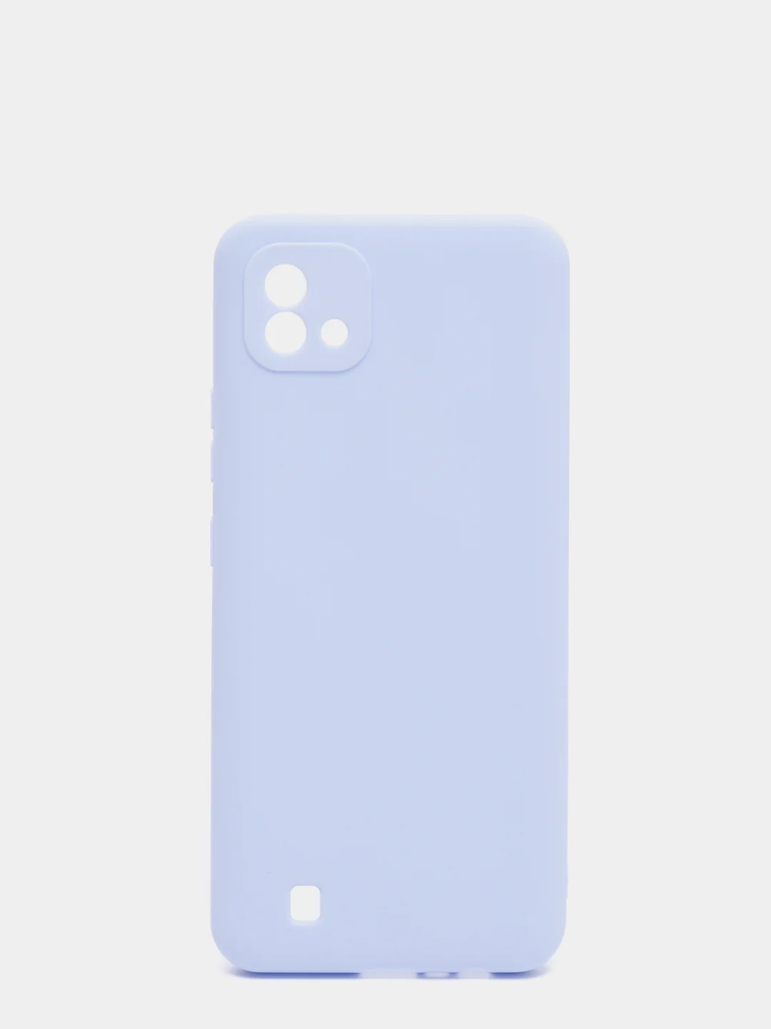 Сиреневый чехол силиконовый на REALME 8/8pro/8i/C21/C21Y/C3/C11(2021)