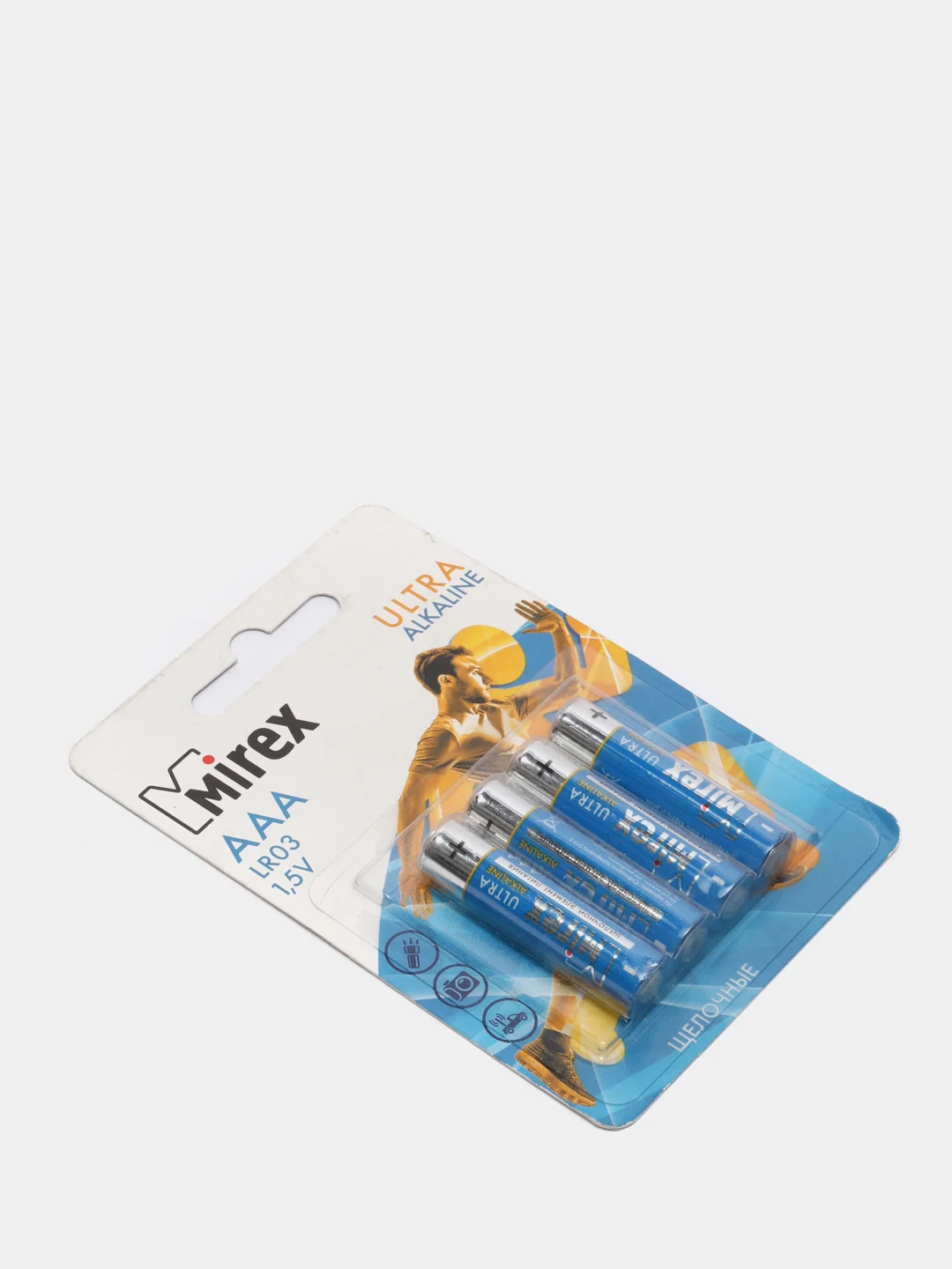 Батарейка щелочная Mirex LR03 / AAA 1,5в. 4 шт