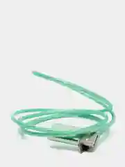 Лайм светящийся 360-градусный круглый магнитный кабель MicroUSB 1А. T4005