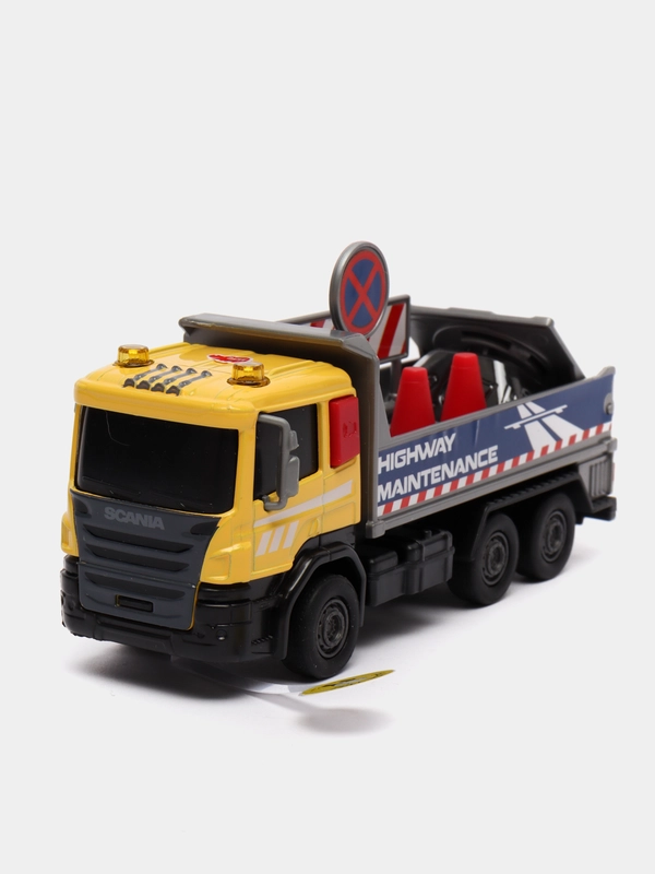 Городская техника Scania  кабина die-cast 17см 3 вида  Dickie Toys  3742011