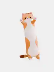 Оранжевый кот-батон, мягкая игрушка-антистресс длинный кот