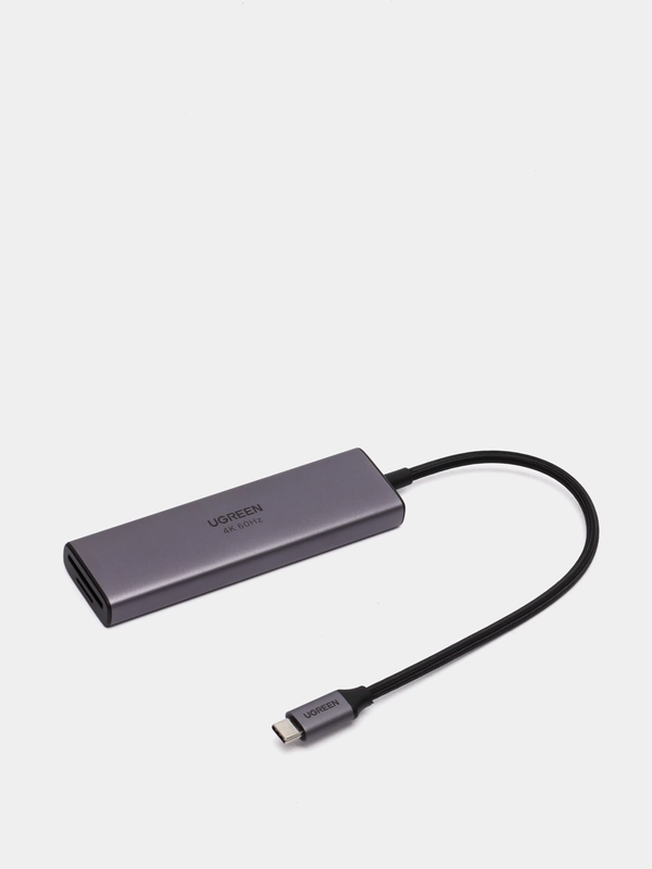 60383 UGREEN. USB концентратор Ugreen Premium 6 в 1 (хаб), USB 3.0, HDMI, TF/SD