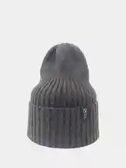 Угольный шапка бини женская