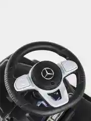 Черный каталка детская Mercedes (толокар) "Гелендваген" со звуком (3 цвета)