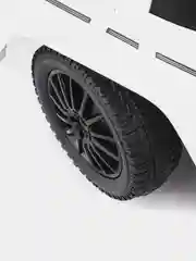 Белый каталка детская Mercedes (толокар) "Гелендваген" со звуком (3 цвета)