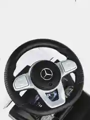 Белый каталка детская Mercedes (толокар) "Гелендваген" со звуком (3 цвета)