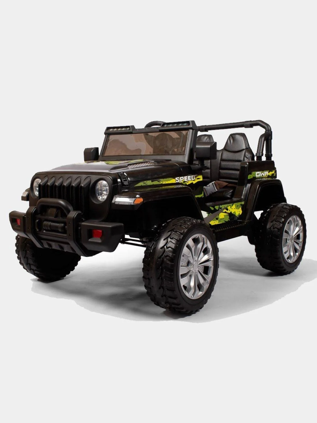 Хаки детский электромобиль BabyRacer Jeep M007MP