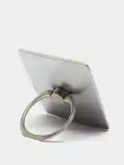 Серый держатель-подставка с кольцом для телефона