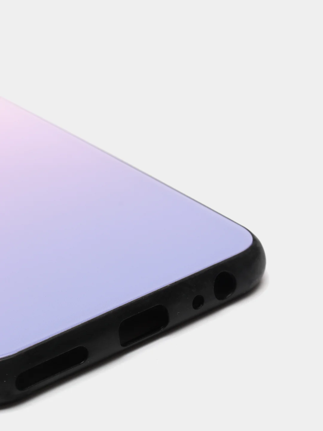 Серебряный градиентный чехол из закалённого стекла для Huawei Mate 10 lite