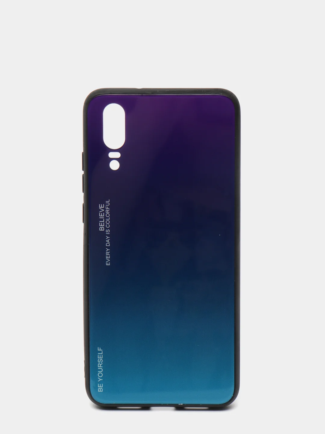 Угольный градиентный чехол из закалённого стекла для Huawei P20