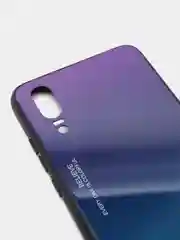 Угольный градиентный чехол из закалённого стекла для Huawei P20