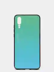 Черный градиентный чехол из закалённого стекла для Huawei P20