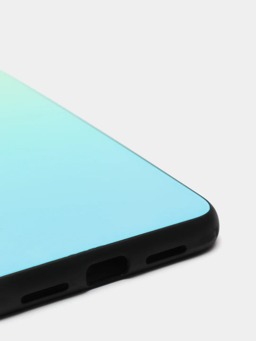Черный градиентный чехол из закалённого стекла для Huawei P20