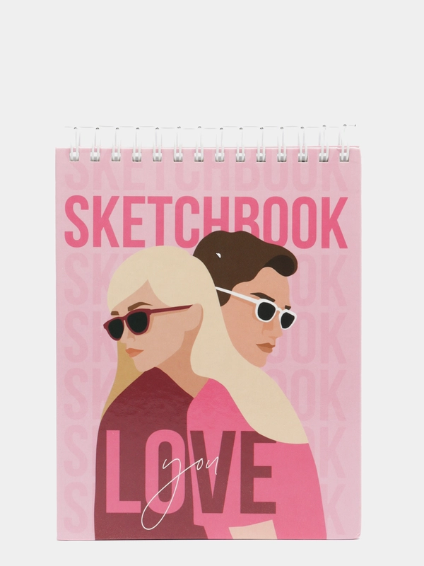 Скетчбук LOVE You, А6, 80 листов