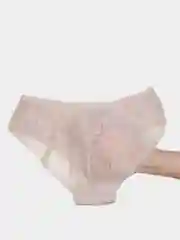 Бежевый женские бесшовные кружевные трусы