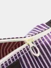 Фиолетовый косметичка с принтом в полоску на 8 марта