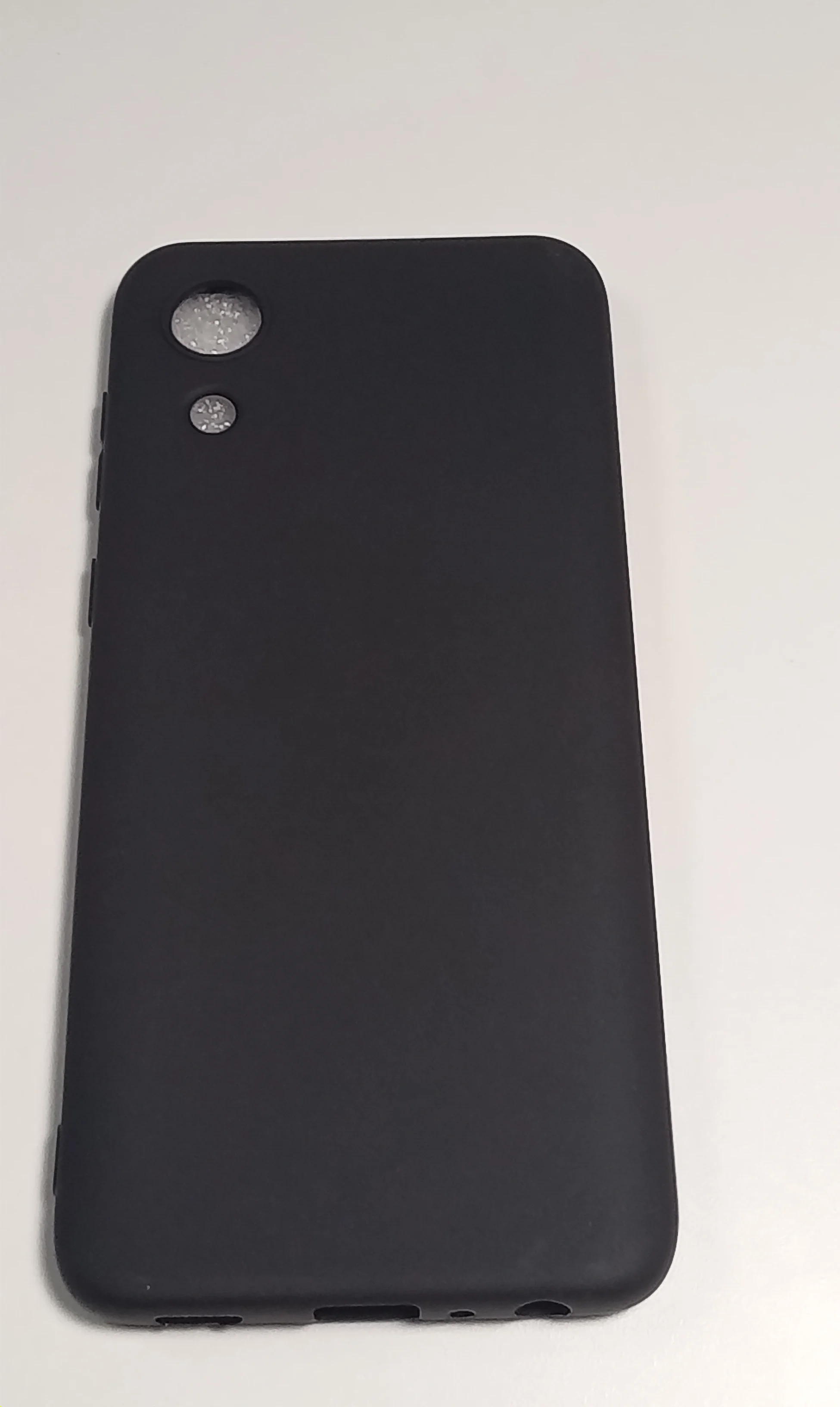 Черный чехол Samsung A03 core с защитой камеры