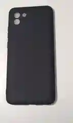 Черный чехол Samsung A03 с защитой камеры
