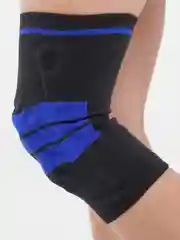 Черный наколенник эластичный, бандаж спортивный, ортез